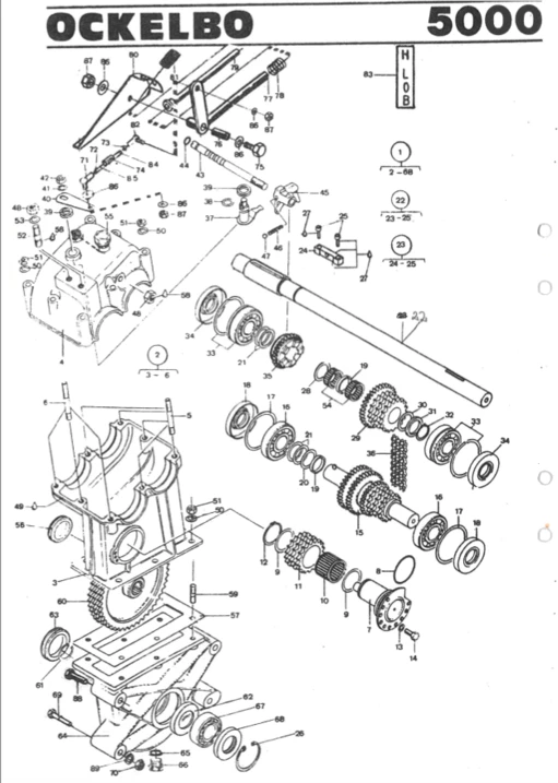 Reservdels lista Ockelbo 5000 1988