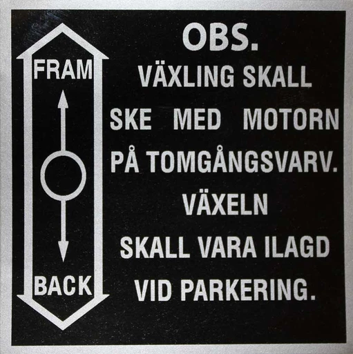 Dekal, OBS Växling skall ske!