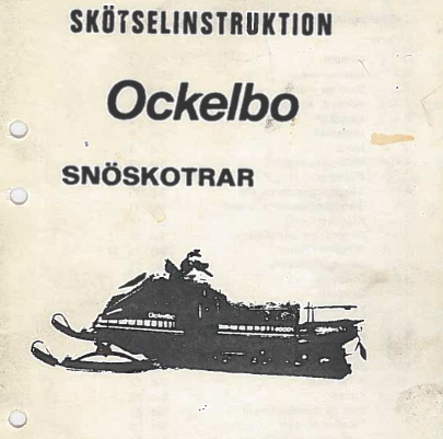 Skötselinstruktion Ockelbo 4000